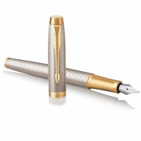 Plunksnakotis PARKER IM PREMIUM WARM SILVER GT Plunksnakotis PARKER IM PREMIUM WARM SILVER GT