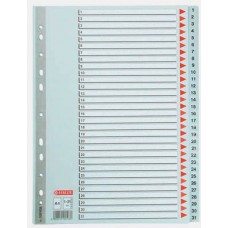 Plastikiniai skiriamieji lapai (1-31) Esselte