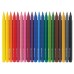 Flomasteriai Faber-Castell Grip (20 spalvų)