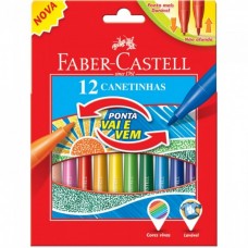 Flomasteriai Faber-Castell (12 spalvų)