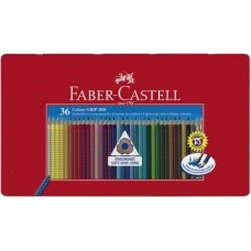 Spalvoti pieštukai Faber-Castell GRIP