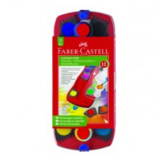 Akvareliniai dažai Faber-Castell Connector 12sp. Akvareliniai dažai Faber-Castell Connector 12sp.